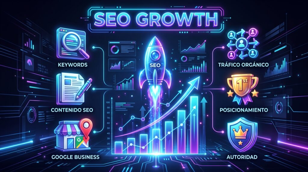 Servicio de SEO Growth — Mantenimiento y Posicionamiento Orgánico